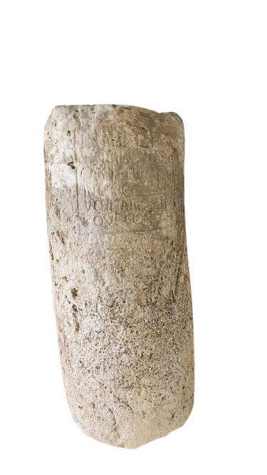 Boundary stone retrieved in Uchi Maius / Henchir Douamis with the inscription in CIL VIII, 26274